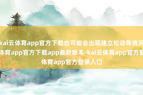 kai云体育app官方下载也可能会出现建立松动等情况-kai云体育app官方下载app最新版本-kai云体育app官方登录入口