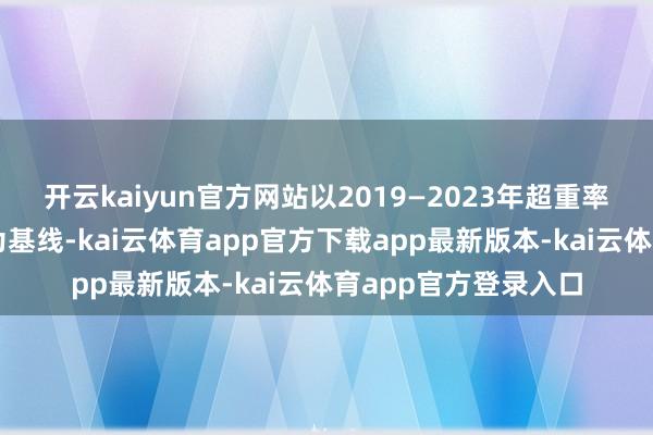 开云kaiyun官方网站以2019—2023年超重率和痴肥率年均增幅为基线-kai云体育app官方下载app最新版本-kai云体育app官方登录入口